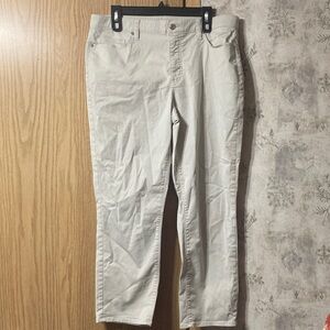 Lands' End Women’s Size 16P Light Tan Chinos Trousers GUC